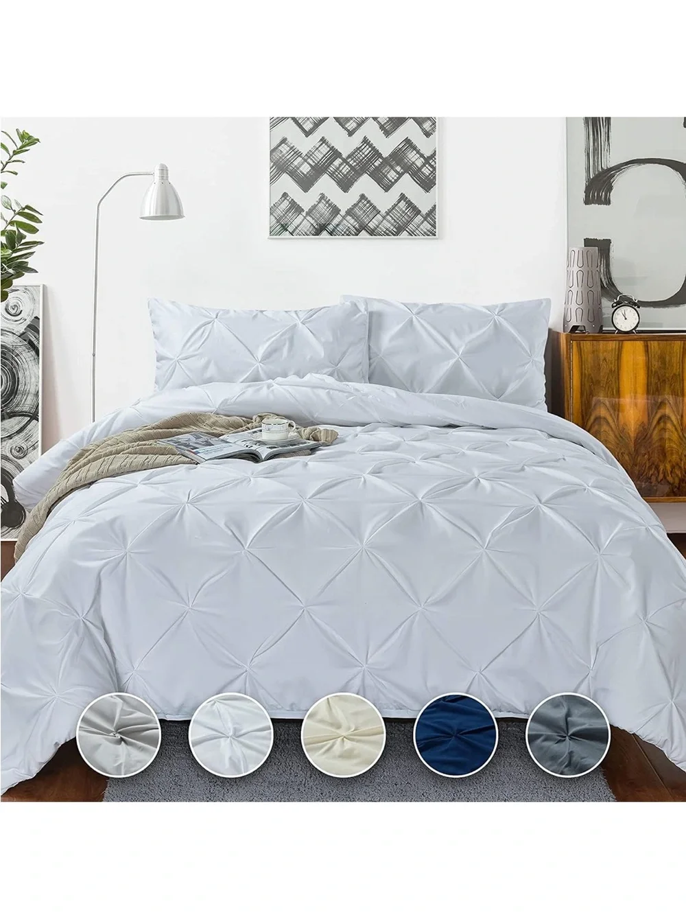 NEW Crown Collection Luxuriate Hotel 1000-TC Ultra Soft 100% Egyptian Cotton